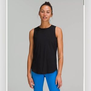Women’s Lululemon Mesh Back Tank Top Black